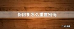 儿童保险柜怎么重置密码 保险柜怎么重置密码