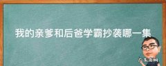 我的亲爹和后爸学霸抄袭是真的吗 我的亲爹和后爸学霸抄袭哪一集