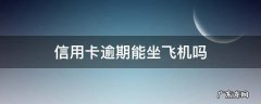 银行卡逾期了能坐飞机吗 信用卡逾期能坐飞机吗