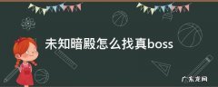 未知暗殿怎么找真boss 未知暗殿怎么找真教主