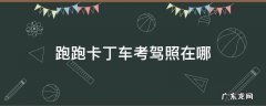 跑跑卡丁车手游驾照考试在哪 跑跑卡丁车考驾照在哪