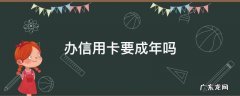 办信用卡需要成年吗 办信用卡要成年吗