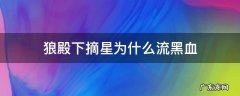 狼殿下摘星为什么会流黑血 狼殿下摘星为什么流黑血