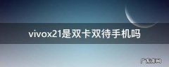 vivox21是双卡双待吗? vivox21是双卡双待手机吗