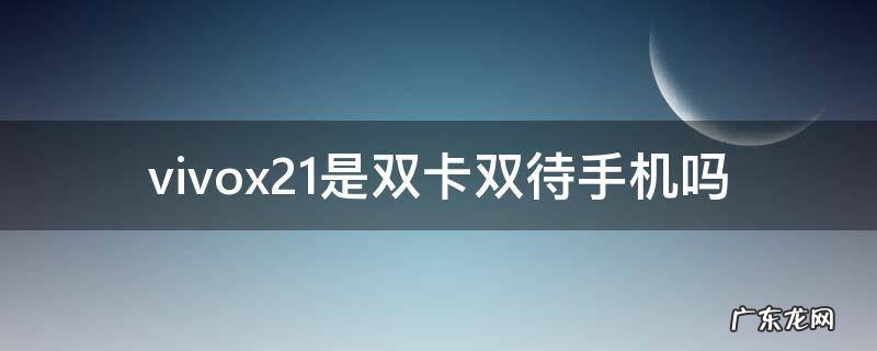 vivox21是双卡双待吗? vivox21是双卡双待手机吗