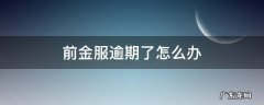 前金服逾期了怎么办 蚂蚁金服客服
