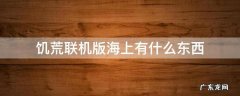 饥荒联机版海上有什么东西 饥荒联机版海上都有什么