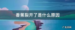 香蕉裂开是什么意思 香蕉裂开了是什么原因