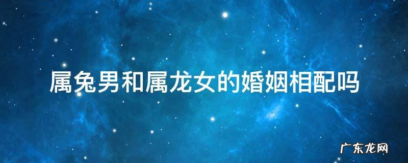 属兔男和属龙女的婚姻相配吗 属兔男和属龙女配婚姻好不好