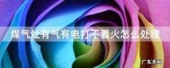 燃气灶有气有电为啥打不着 煤气灶有气有电打不着火怎么处理