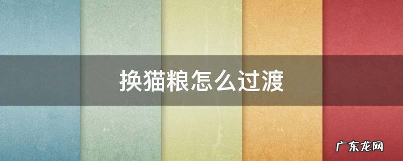 换猫粮怎么过渡 换猫粮怎么过渡 图解