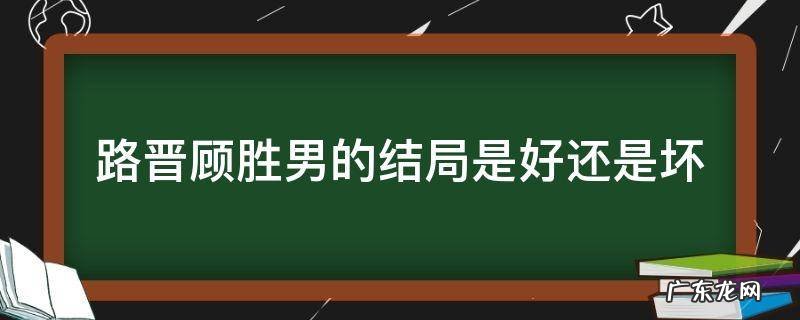 路晋顾胜男最后在一起了吗 路晋顾胜男的结局是好还是坏