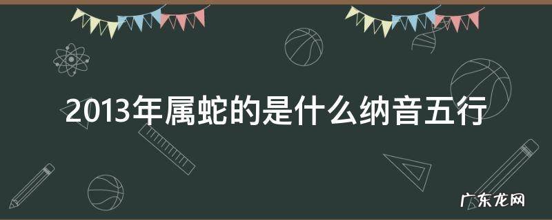 2013年属蛇的纳音是什么命 2013年属蛇的是什么纳音五行