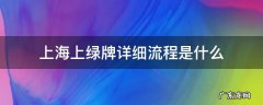 上海绿牌怎么弄 上海上绿牌详细流程是什么