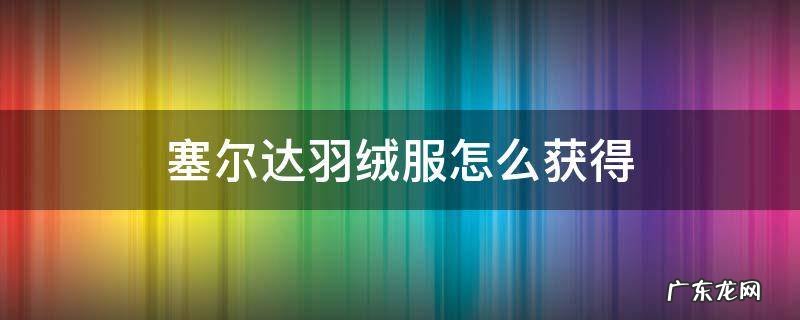 塞尔达羽绒服怎么获得 塞尔达羽绒服套装怎么获得