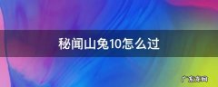 秘闻山兔10怎么过 山兔秘闻10层怎么打