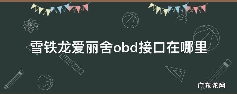 雪铁龙爱丽舍obd针脚定义 雪铁龙爱丽舍obd接口在哪里