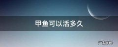 甲鱼可以活多久 野生甲鱼可以活多久