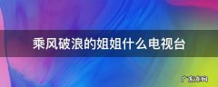 乘风破浪的姐姐是电视节目吗 乘风破浪的姐姐什么电视台