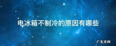 电冰箱不制冷的原因有哪些视频 电冰箱不制冷的原因有哪些