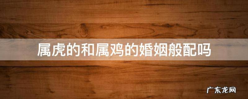 属鸡的配属虎的婚姻会怎样 属虎的和属鸡的婚姻般配吗