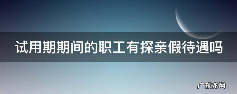 试用期期间的职工有探亲假待遇吗 试用期人员有探亲假吗
