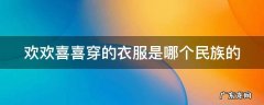 欢欢喜喜穿的衣服是哪个民族的 欢欢和喜喜身穿什么民族服装