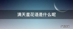 满天星的花语是什么吗 满天星花语是什么呢