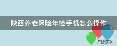 陕西养老保险年检手机怎么操作 陕西养老保险年检手机年检