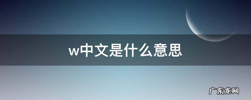 windy中文是什么意思 w中文是什么意思