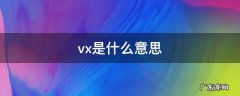 vx是什么意思 vx是什么意思网络用语