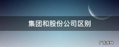 集团和股份公司区别 集团公司和股份有限公司的区别