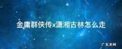 金庸群侠传x湘云 金庸群侠传x潇湘古林怎么走