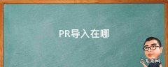 pr怎么导入 PR导入在哪