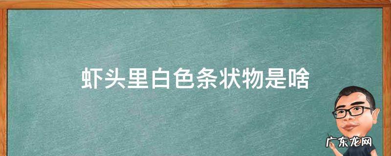 虾头里有白色长条 虾头里白色条状物是啥
