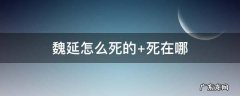 马岱斩杀魏延后去哪了 魏延怎么死的