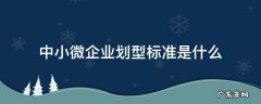 中小微企业划型标准是什么 小微企业认定标准