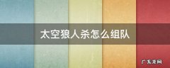 太空狼人杀怎么组队