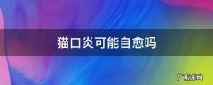 猫口炎可能自愈吗 猫口炎能自己痊愈吗