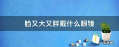 脸大脸胖戴什么样的眼镜 脸又大又胖戴什么眼镜