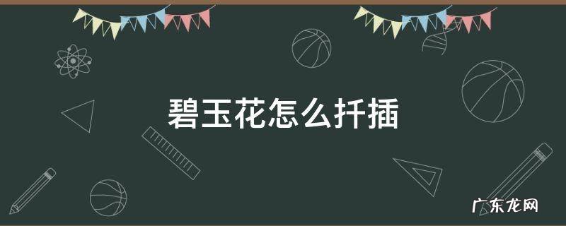 碧玉最简单的扦插方法 碧玉花怎么扦插