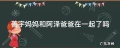 善宇和阿泽谈心是哪集 善宇妈妈和阿泽爸爸在一起了吗