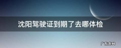 沈阳驾驶证到期了去哪体检多少钱 沈阳驾驶证到期了去哪体检