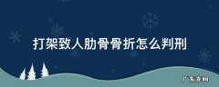 打架致人肋骨骨折怎么判刑 打架把人肋骨打轻微骨折怎么判