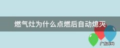 燃气灶为什么点燃后自动熄灭 为何燃气灶点燃后自动熄灭