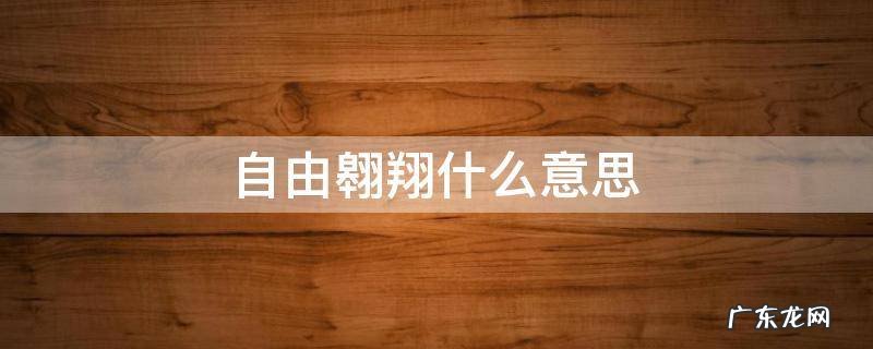 在知识海洋自由翱翔什么意思 自由翱翔什么意思