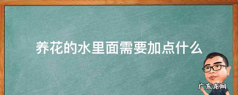 养花的水里面需要加点什么药 养花的水里面需要加点什么