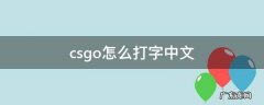 csgo怎么打字中文聊天 csgo怎么打字中文