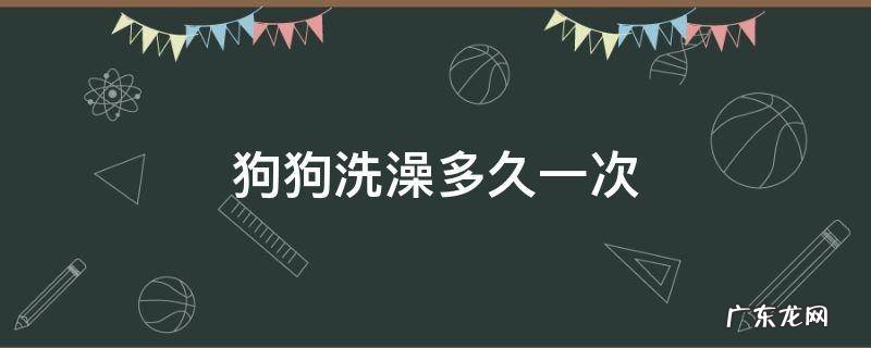 狗狗洗澡多久一次 狗狗洗澡一般多久一次