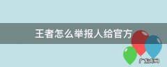 王者怎么举报人给官方客服 王者怎么举报人给官方